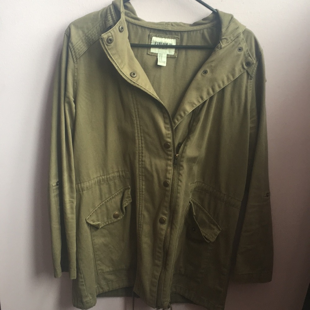 Forever 21 Green jacket